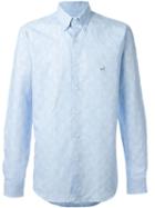 Etro Button Down Collar Shirt, Men's, Size: 41, Blue, Cotton/linen/flax