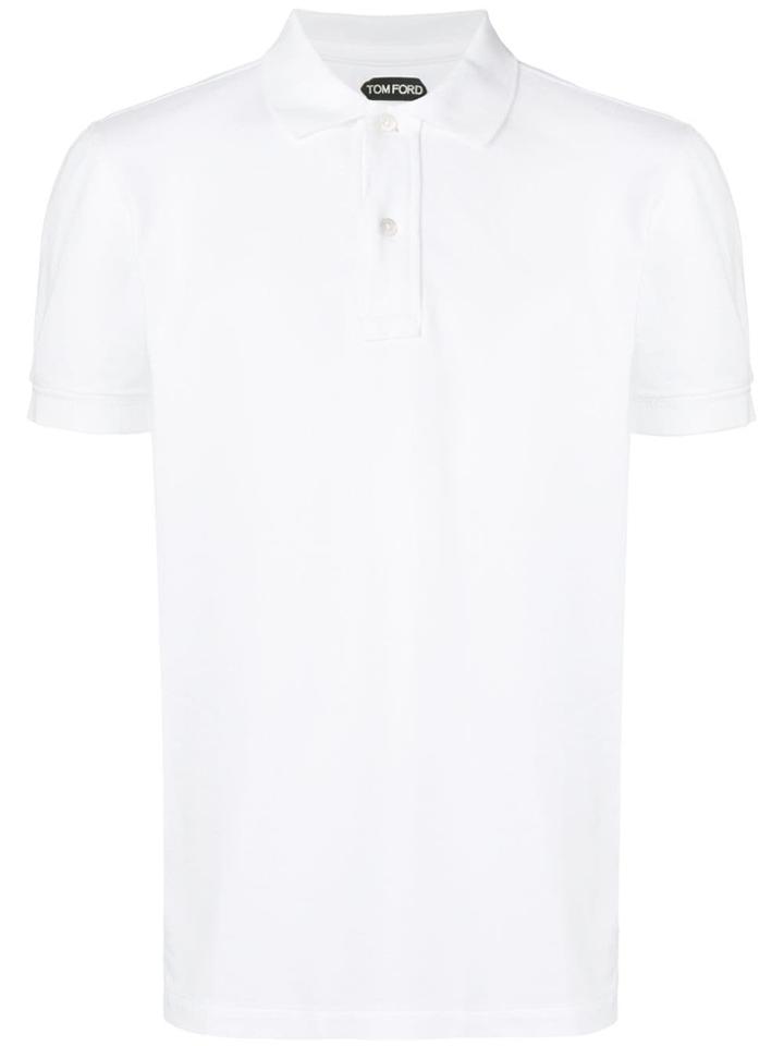 Tom Ford Plain Polo Shirt - White