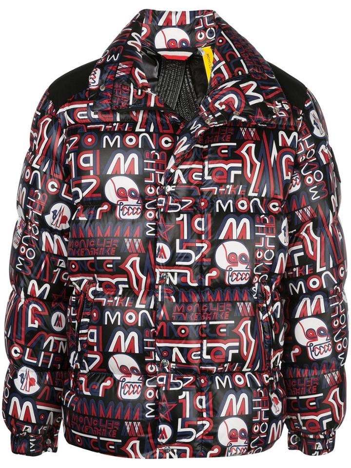 Moncler 1952 Printed Padded Jacket - Black