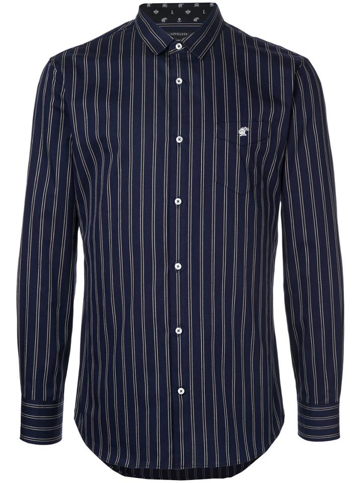 Neighborhood Front Pocket Checked Shirt - Blue