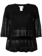 See By Chloé - Knit Top - Women - Cotton - M, Women's, Black, Cotton