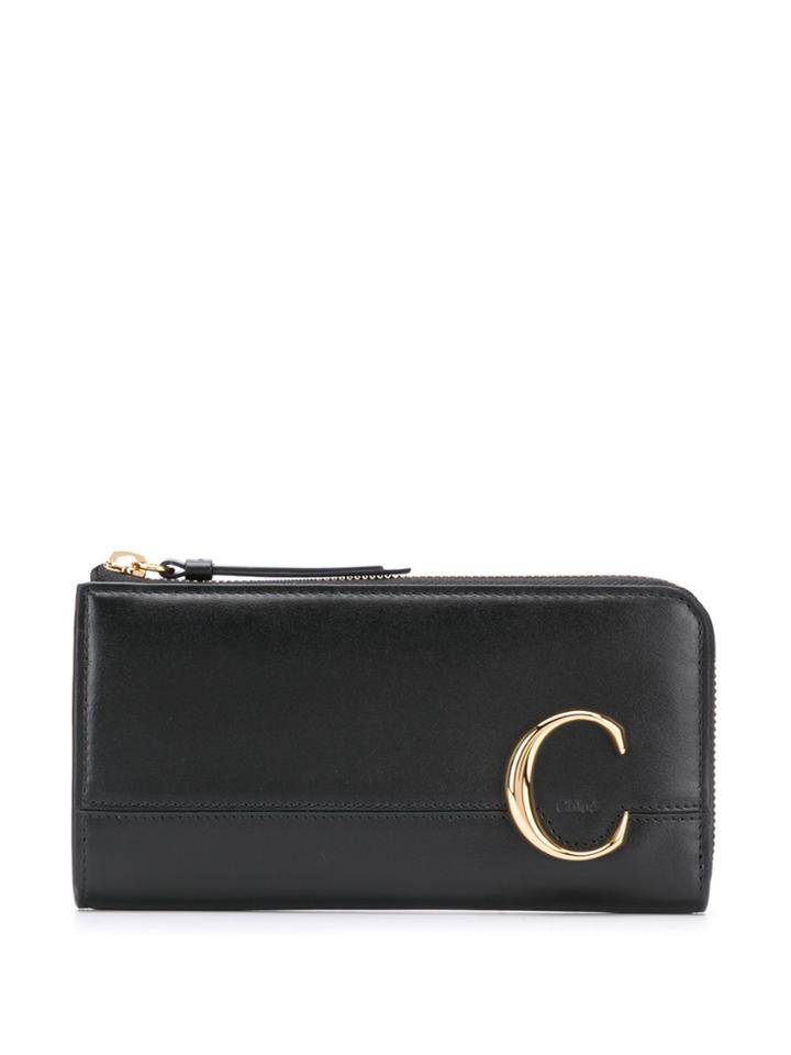 Chloé Chloé C Long Wallet - Black