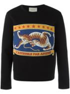 Gucci Circus Print Sweatshirt, Men's, Size: Small, Black, Cotton