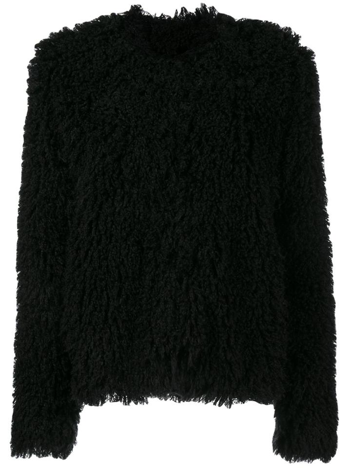 Beaufille Hestia Faux Fur Jacket - Black