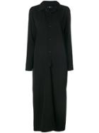 Y's Long Polo Dress - Black