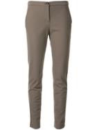 Anteprima Thermal Slim Fit Trousers - Brown