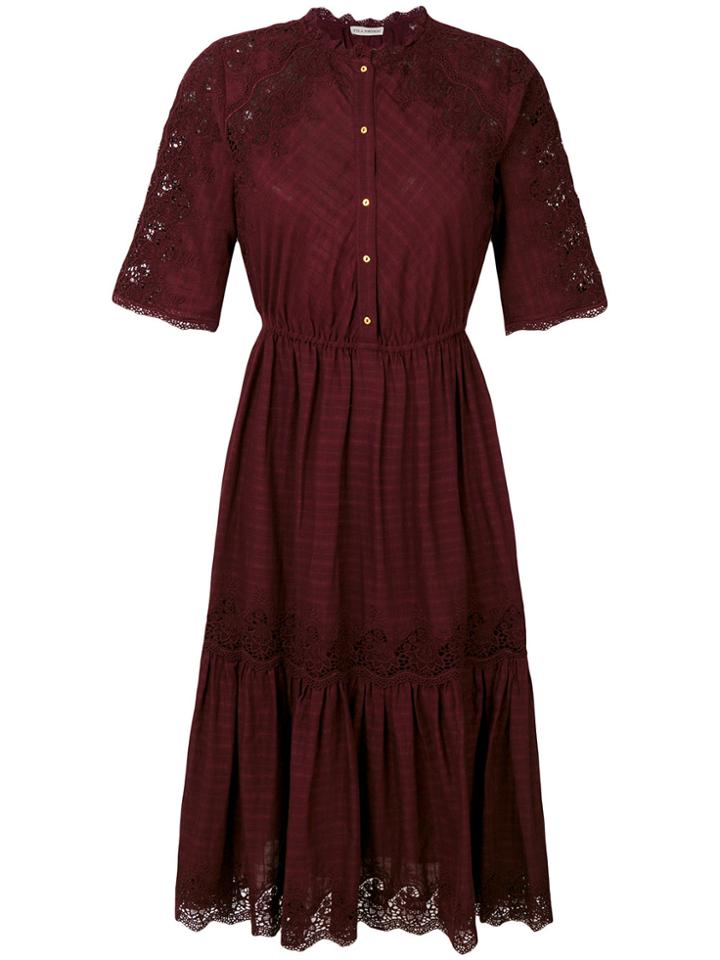Ulla Johnson Martha Lace Dress - Red