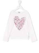 Paul Smith Junior 'mas' Heart Top, Girl's, Size: 8 Yrs, White