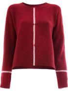 Suzusan Dye-effect Sweater - Red