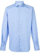Boglioli Classic Shirt, Men's, Size: 43, Blue, Cotton/spandex/elastane
