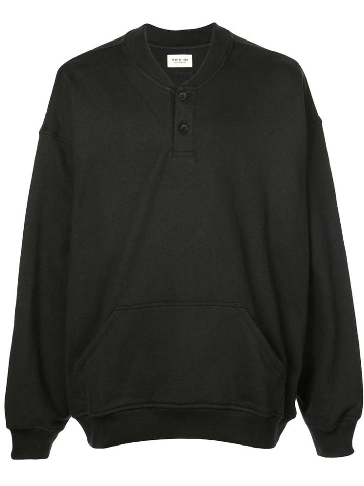 Fear Of God Oversized Sweater - Black