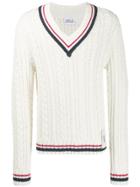 Band Of Outsiders Oversized Cable Knit Jumper - White