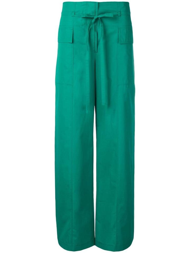 Sportmax Wide Leg Trousers - Green