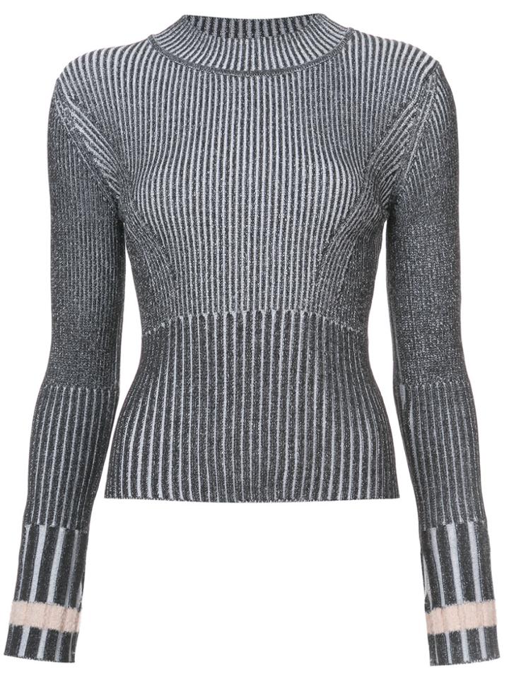 Rachel Comey Ribbed Slim-fit Knitted Top - Grey