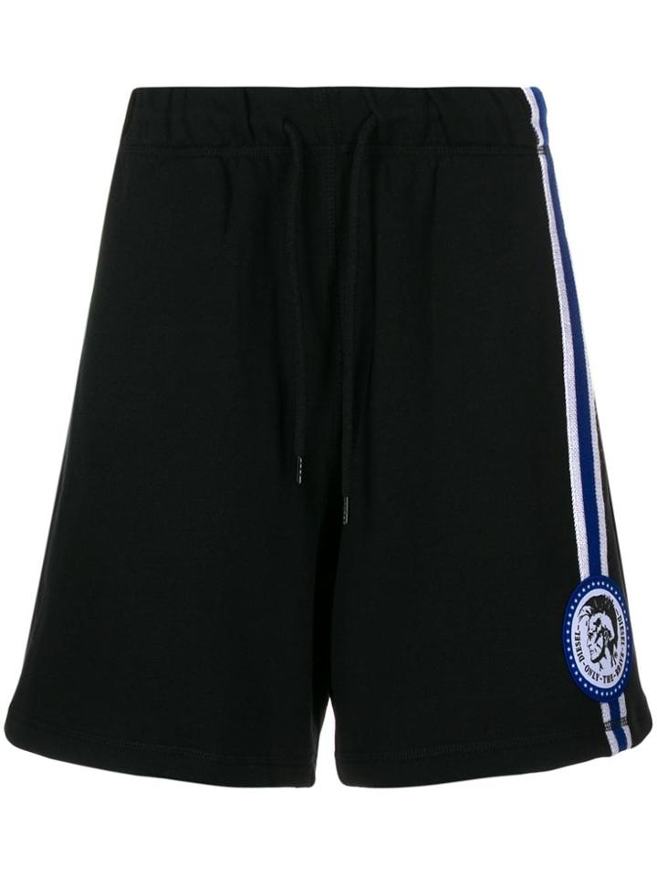 Diesel 'only The Brave' Track Shorts - Black