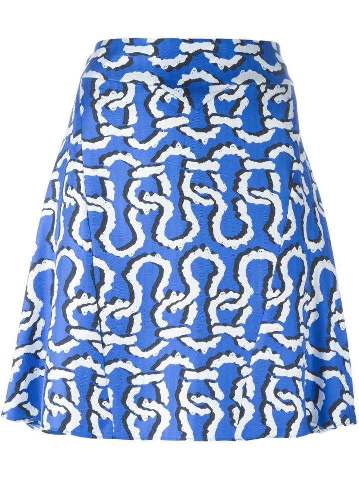 Kenzo 'curvy Lines' Skirt