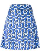 Kenzo 'curvy Lines' Skirt
