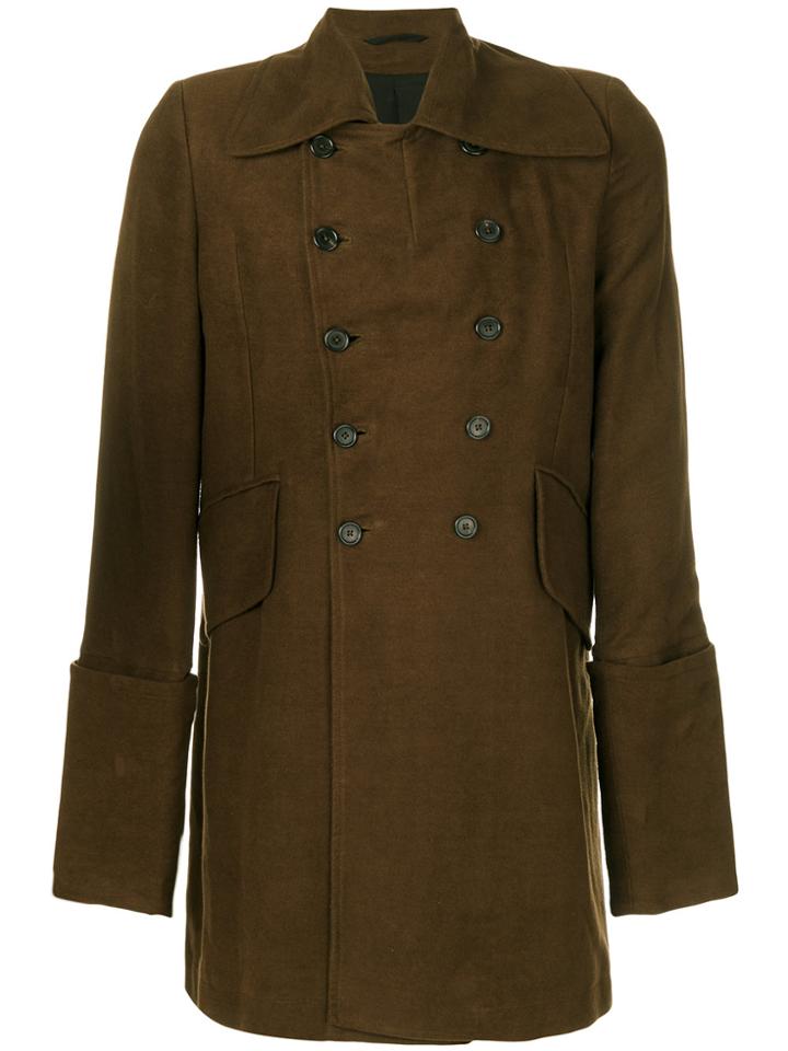 Ann Demeulemeester Classic Trench Coat - Brown