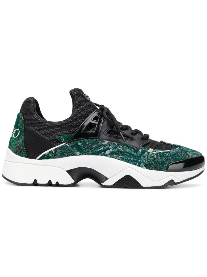 Kenzo Jungle Jacquard Sneakers - Black