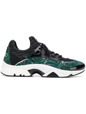 Kenzo Jungle Jacquard Sneakers - Black