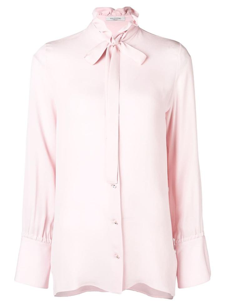 Valentino Pussybow Blouse - Pink
