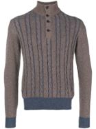 Doriani Cashmere Cashmere Cable-knit Jumper - Brown
