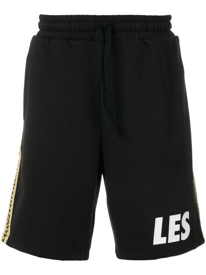 Les Benjamins Logo Print Shorts - Unavailable