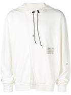A-cold-wall* Slit Detail Hoodie - White