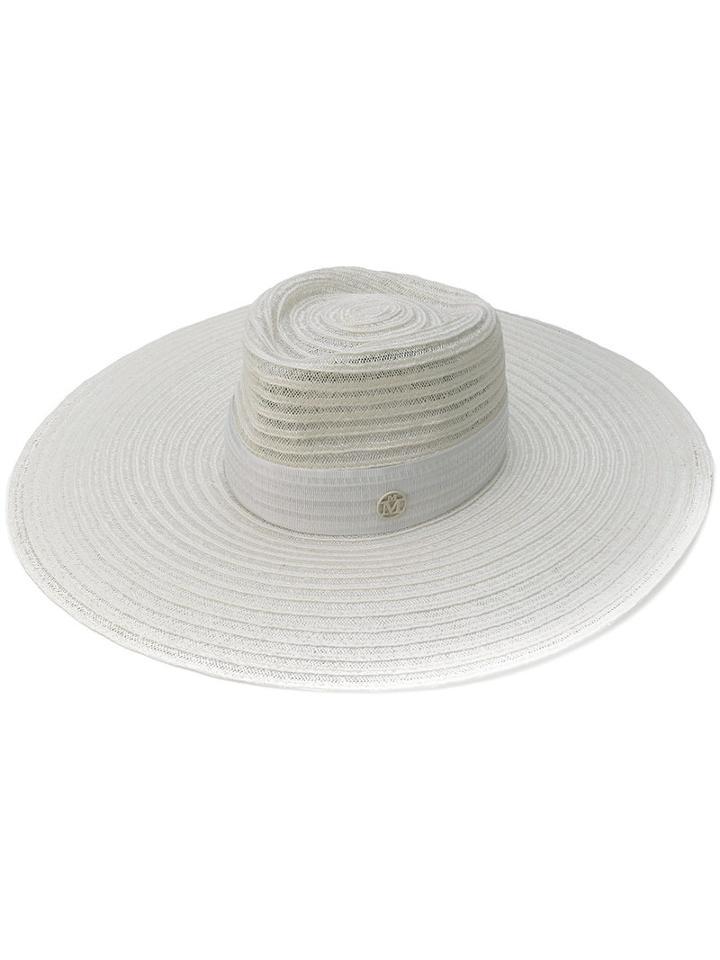 Maison Michel - Michel Hat - Women - Straw - M, Women's, Nude/neutrals, Straw