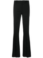Quelle2 Slim-fit Flared Trousers - Black