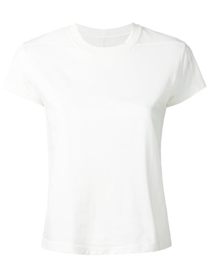 Rick Owens Drkshdw Small Level T-shirt, Women's, White, Cotton