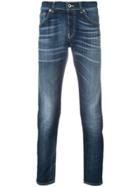 Dondup Faded Straight Leg Jeans - Blue