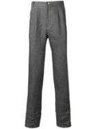 Brunello Cucinelli Long Straight Leg Trousers - Grey