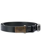 Dolce & Gabbana Plate Buckle Belt - Black