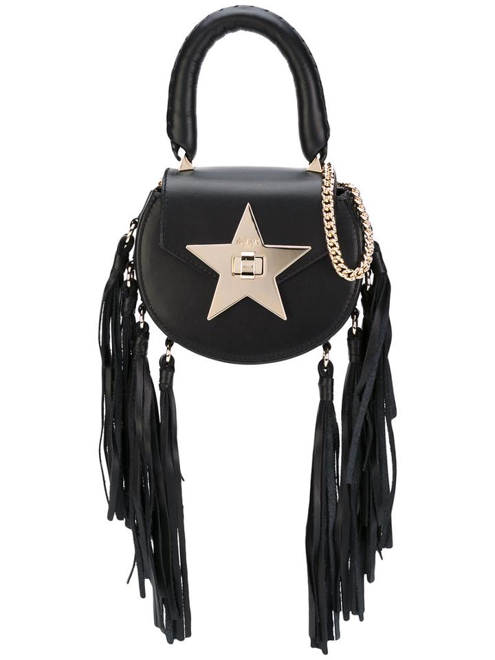 Salar - Mimi Knots Shoulder Bag - Women - Leather - One Size, Black, Leather