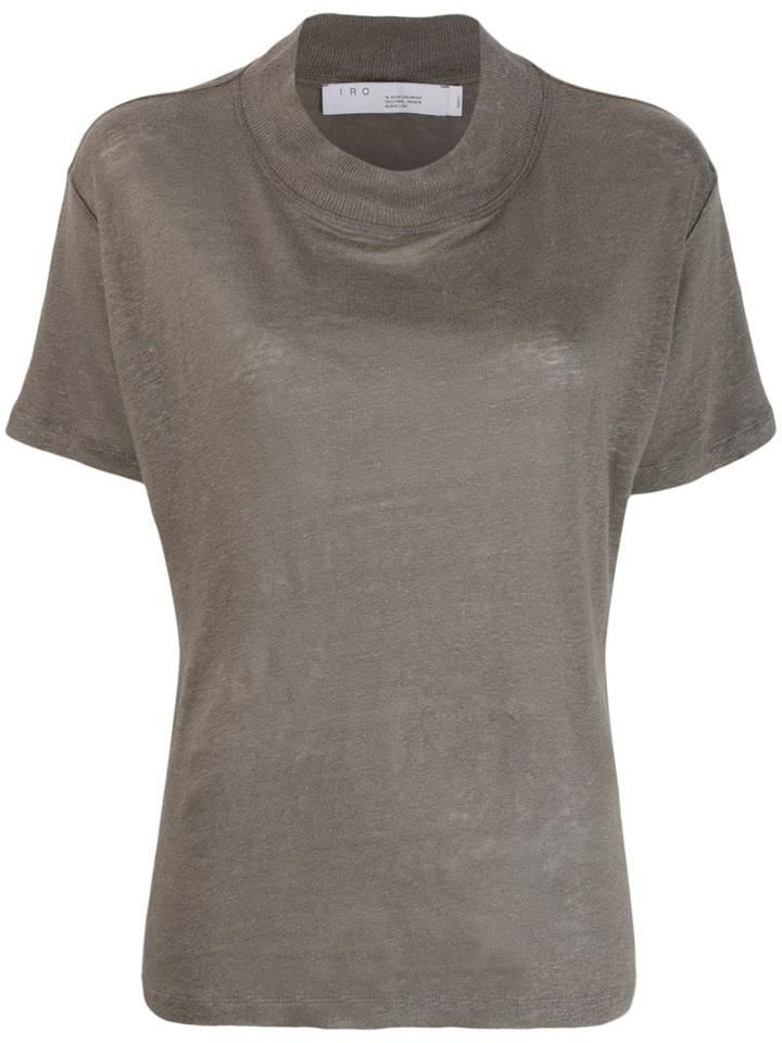 Iro Round Neck T-shirt - Green