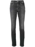 Cambio Studded Pocket Slim-fit Jeans - Black