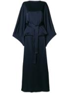Chalayan Loose Drape Evening Dress - Blue