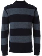 Soulland 'mansour' Turtleneck Sweater, Men's, Size: Xl, Blue, Wool