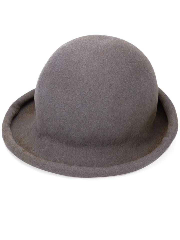 Horisaki Design & Handel - Easy Burnt Hat - Unisex - Rabbit Felt - S/m, Grey, Rabbit Felt