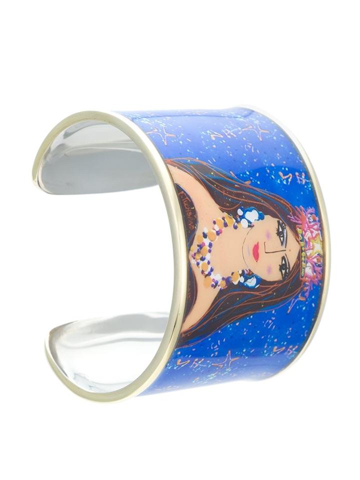 Francesca Romana Diana Gold Plated Bracelet, Blue