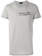 Ann Demeulemeester Grise Birds Print T-shirt, Men's, Size: Medium, Grey, Cotton