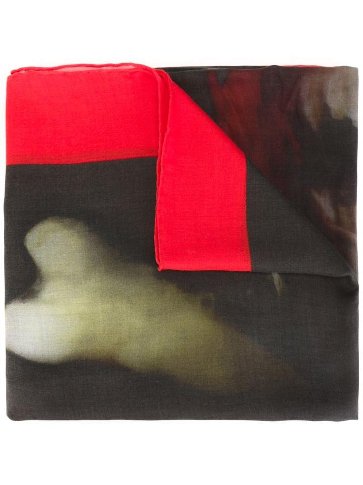 Givenchy Skull And Crossbones Print Scarf, Men's, Black, Modal/cashmere