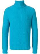 Mp Massimo Piombo Roll Neck Sweater - Blue
