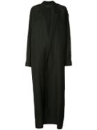 Haider Ackermann - Long Duster Coat - Women - Cotton/rayon - 36, Black, Cotton/rayon