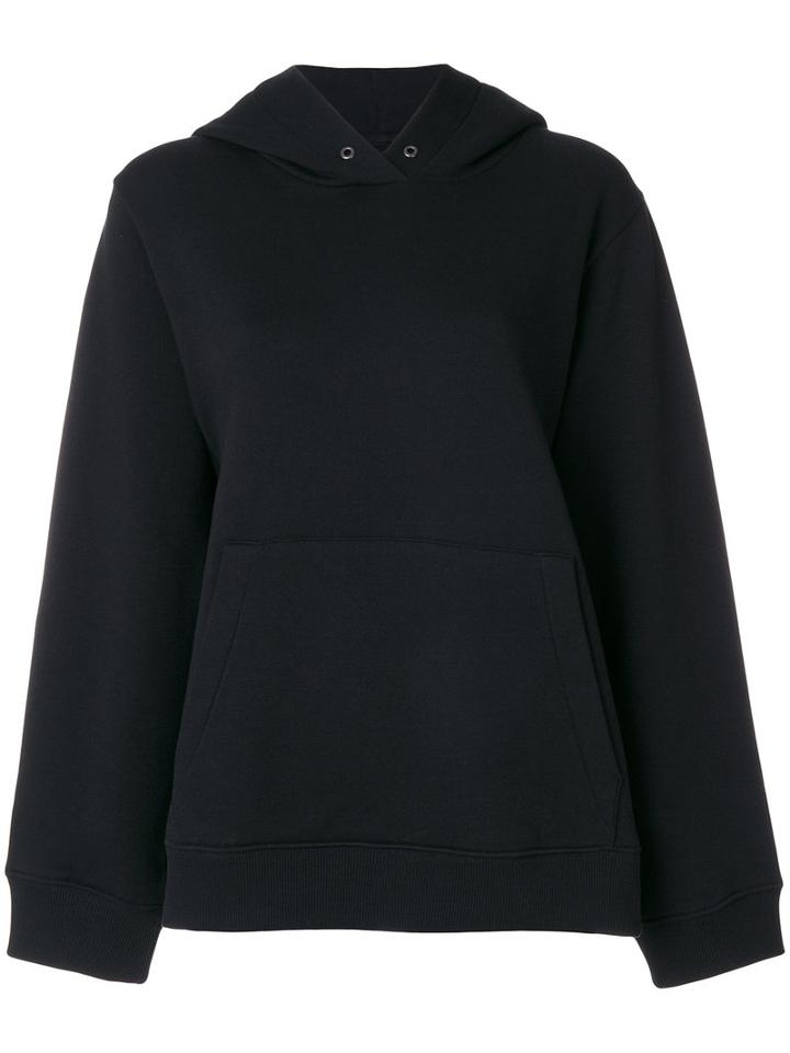 Mm6 Maison Margiela - Oversized Hoodie - Women - Cotton/polyester - M, Black, Cotton/polyester
