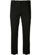 Incotex - Cropped Trousers - Women - Cotton/spandex/elastane - 46, Black, Cotton/spandex/elastane