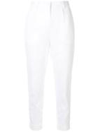 Nº21 Cropped Trousers - White