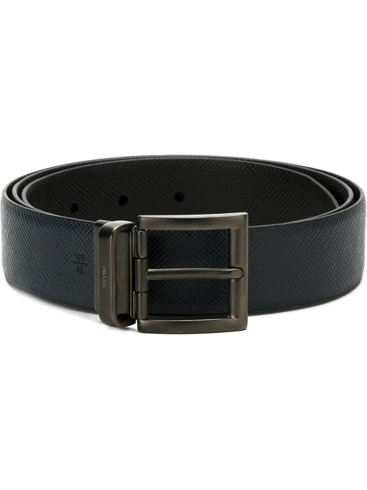 Prada Buckle Belt - Blue