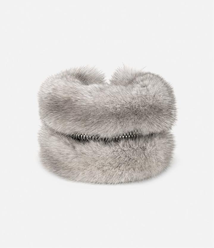 Christopher Kane Zipped Wristlet, Women's, Grey